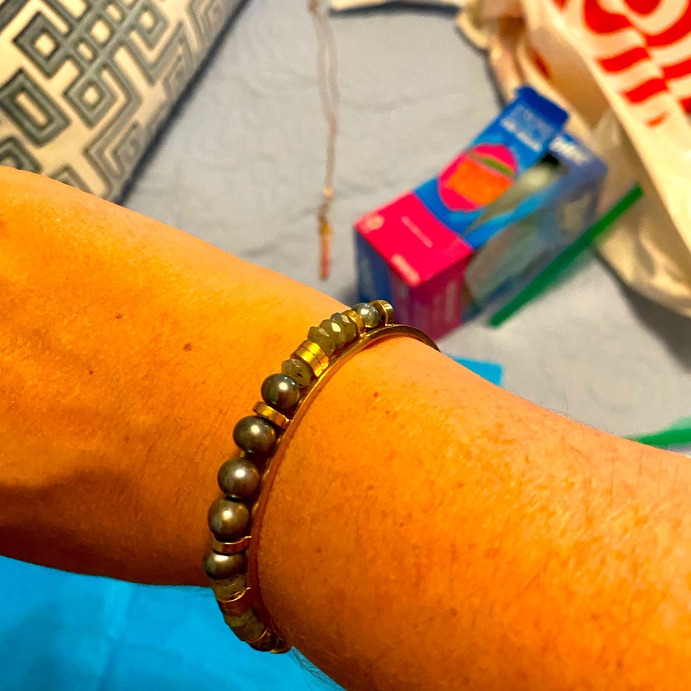Stella & Dot pearl cuff.
